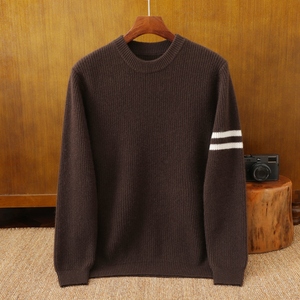 Jersey de Cachemira 100% para <span class=keywords><strong>hombre</strong></span>, cárdigan grueso con aguja Yuanbao para ocio de <span class=keywords><strong>invierno</strong></span> - Product Image 2