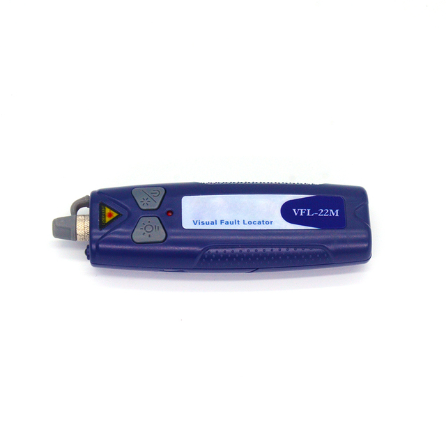 MT-8606 VFL-22M Hot Sale 10mw-30mw Red Laser Pointer 15-20km Visual Fault Locator VFL SC/FC/ST Adaptor for Fiber Optic Equipment