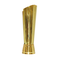 Trophées commémoratifs en métal en alliage de zinc les plus vendus, logo gravé personnalisé gratuit, récompenses d'entreprise, trophées en métal