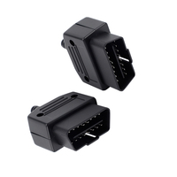 Adaptador de diagnóstico OBD2 automotriz 12-24V conector macho de 16 pines + tornillos