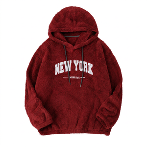 Promotion Exceptionnelle : Blouson Homme à Capuche Tricoté Doublé Coupe Droite de Qualité Supérieure pour le Printemps, Protection Contre le Froid, Broderie Lettres - Product Image 3