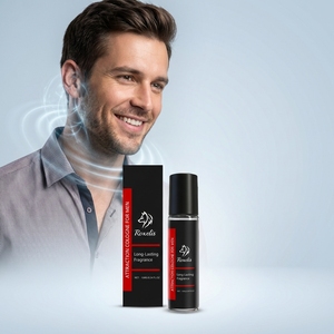 Huile de Cologne en Roll-on 10ml, <span class=keywords><strong>parfum</strong></span> boisé et cuir masculin, longue tenue, format voyage magnétique portable, pour <span class=keywords><strong>homme</strong></span> - Product Image 2