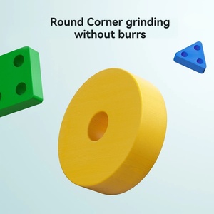 Juguetes <span class=keywords><strong>de</strong></span> apilamiento Montessori para niños pequeños, bloques <span class=keywords><strong>de</strong></span> construcción educativos tempranos, rompecabezas intelectuales <span class=keywords><strong>de</strong></span> madera con combinación <span class=keywords><strong>de</strong></span> formas geométricas - Product Image 5