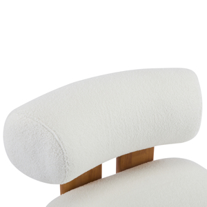 Sillón Moderno Acolchado con Estructura de Madera Maciza y Respaldo Enrollado, Tapicería Suave y Duradera para el Hogar, Oficina, Sala de Estar - Product Image 3