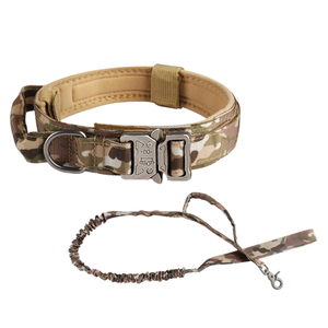 <span class=keywords><strong>Collar</strong></span> táctico para perros y conjunto de correa de nailon ajustable para entrenamiento de camuflaje para perros y Mascotas - Product Image 3