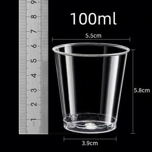 Vasos Desechables de Plástico de 1.5 Oz para Degustación de Whisky, Vino, Comida y Bodas, Transparentes, Promocionales - Product Image 2