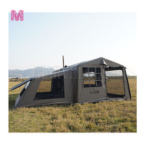 Tente de camping gonflable portable pour les familles Conception de tente d'air en tissu Oxford imperméable - Product Image 2