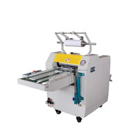 Machine à plastifier les papiers double face SWFM390C, plastifieuse à chaud, plastifieuse hydraulique