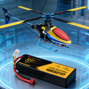 סוללת ליתיום LiPO 7.4V 4800mAh 150C עם מחבר XT60 2S עבור תחביבי RC, רחפנים FPV/UAV ומכוניות שלט רחוק - Product Image 2