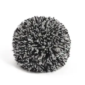 Bolas de pompons personalizadas, bolas de lã multicoloridas personalizáveis, acessórios de artesanato