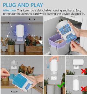 <span class=keywords><strong>Meilleur</strong></span> piège à insectes volants d'intérieur tueur d'insectes légers pour les mouches à fruits moucherons mites pour la zone des plantes domestiques - Product Image 4