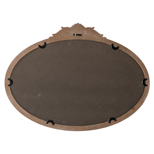 Casa fatta a mano bianco ovale specchio Espejos ornamenti stile francese lusso intagliato cornice in legno rustico specchio <span class=keywords><strong>da</strong></span> <span class=keywords><strong>parete</strong></span> - Product Image 4