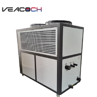 Refroidisseur industriel à air, moteur AC, réservoir d'eau isolé en acier inoxydable 304 pour système de refroidissement de processus en usine