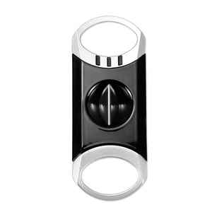 Cortador de Cigarros en Forma de V de Aleación de Aluminio, Cuchilla de Acero Inoxidable, Estilo Barra Portátil, para Accesorios de Cigarros, Caja de Regalo - Product Image 4