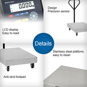 온라인 규모의 저울 바닥 배송/300kg 컨트롤러 벤치 전자 계산 600kg 화이트 버드 300kg600kg 방수 스케일 - Product Image 4