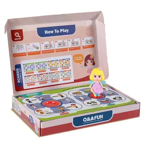 Mainan pengajaran anak-anak multifungsi Q & A permainan Magic guru lucu mainan edukasi interaktif untuk anak orang tua sandang