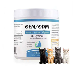 Supplément naturel écologique <span class=keywords><strong>pour</strong></span> la santé des animaux de compagnie L-<span class=keywords><strong>Lysine</strong></span> <span class=keywords><strong>poudre</strong></span> <span class=keywords><strong>pour</strong></span> chiens chats vitamines minéraux soutien immunitaire santé respiratoire - Product Image 1