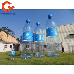 Quảng Cáo <span class=keywords><strong>Inflatable</strong></span> Champagne Bia Chai Với Đèn LED Chai Rượu Vang Trong Suốt Bao Bì Inflatables - Product Image 5