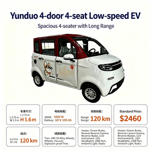 Voiture électrique automatique haut de gamme <span class=keywords><strong>quatre</strong></span> portes <span class=keywords><strong>quatre</strong></span> places, véhicule à énergie nouvelle - Product Image 2