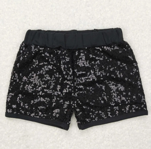 Shorts d'été à paillettes scintillantes de haute qualité pour filles, 5 couleurs, taille mi-haute élastique, vêtements pour enfants - Product Image 6