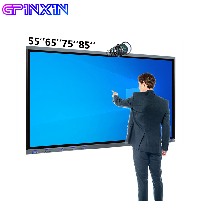 75 Inch 40 Point Interactive Touch Screen Digital Interactive Whiteboards Smart Board for Teaching School Interactive Flat Panel