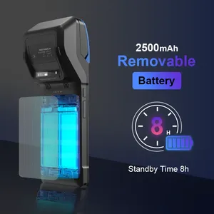 V510 mini đa chức năng POS Máy Quét Mã Vạch Android 12 cầm tay PDA với built-in nhiệt NFC máy in và máy in giấy - Product Image 3