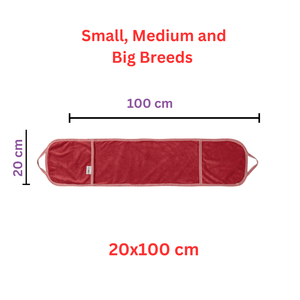 Serviette pour chien prête à être expédiée avec poches pour les mains, nettoyage et bain des animaux de compagnie, haute performance pour les jours de pluie, séche-pattes pour animaux de compagnie - Product Image 5