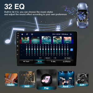 Универсальный 9/10 дюймов 2 Din Android Autoradio BT FM IPS сенсорный экран Carplay автомобильный <span class=keywords><strong>DVD</strong></span> плеер WIFI GPS навигация с функцией 360 - Product Image 5