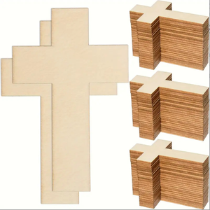 ไม้ว่างลายไม้ตัดไม้แบบ DIY ศิลปะการตกแต่งงานฝีมือที่เป็นมิตรกับสิ่งแวดล้อมสำหรับบ้านเศษไม้ไม้อัดน่ารัก - Product Image 3