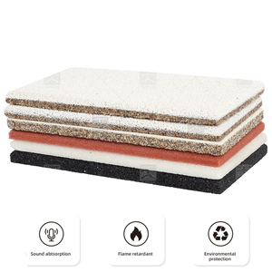 Sin formaldehído, soporte OEM ODM, muestra gratis, alta absorción NRC, diseño decorativo, paneles de pared acústicos de arena de cristal - Product Image 4