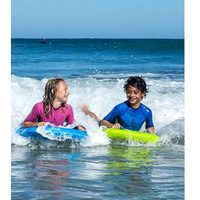 Planche de surf gonflable portable pour enfants, idéale pour apprendre à nager, activités aquatiques en plein air, sports nautiques et divertissement.