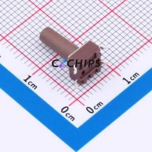 TSB06331-130D332DH-R0400 Tactile Switch SMD-4P,6.1x6.1mm Switch Single Pole Single Throw Round Button 1.8N 6.1mm - Product Image 2