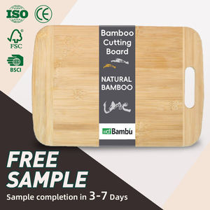 WDF Fábrica al por mayor Rectangular Cocina Gruesa Lujo Durable y Ecológico Tabla de cortar de Bambú - Product Image 1