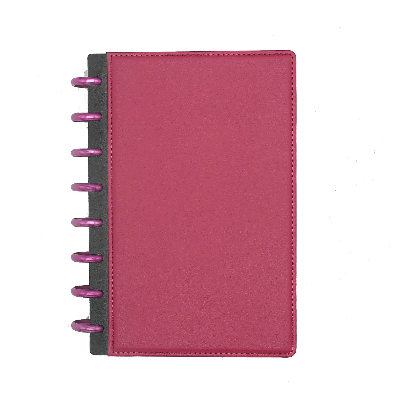 custom stationary design Mushroom Hole Loose Ring Round Binding Plastic Book Binding and Discbound Expansion sublimation journa