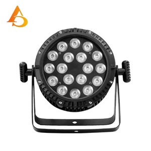Projecteur PAR LED professionnel d'extérieur 18x15W 5-en-1 RGBWA avec zoom, étanche pour scène - Product Image 2