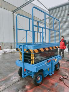 कारखाने प्रत्यक्ष आपूर्ति 6 मीटर 8 मीटर 10 मीटर 12 मीटर कैंची लिफ्ट चल चल हाइड्रोलिक हवाई लिफ्ट प्लेटफॉर्म पोर्टेबल कैंची लिफ्ट - Product Image 2