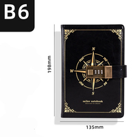 Bts carnet carnet classeur personnalisé agenda couverture fabrication directement noir avec boutons en métal journaux