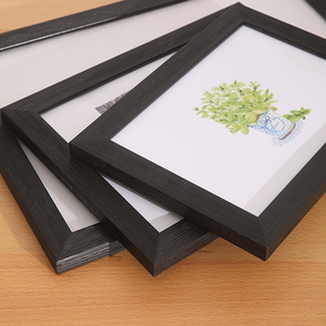 Tùy Chỉnh <span class=keywords><strong>PS</strong></span> Tường Nghệ Thuật Vẽ Tranh Khung Vàng Đơn Giản Đen Trắng A4 Giấy Chứng Nhận Ảnh Nhựa Hình Ảnh Khung Bán Buôn - Product Image 5