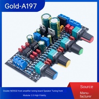 Original Gold-A197 HIFI fièvre niveau NE5532 amplificateur avant Circuit imprimé montage à souder bricolage Module amplificateur de puissance