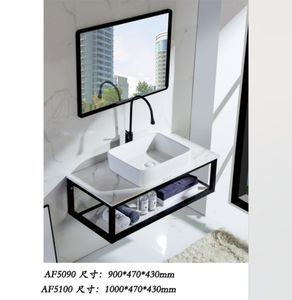 Venta al por mayor moderno mármol blanco piedra superficie sólida lavabo montado en la pared escurridor de <span class=keywords><strong>encimera</strong></span> para Baño de hotel - Product Image 3