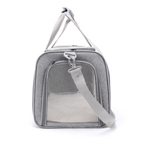Sac de transport souple pour animaux de compagnie, grande capacité, maille respirante, pour les promenades et les voyages quotidiens, avec poignées confortables