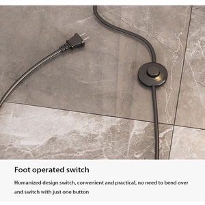 Đèn sàn LED phòng khách phòng ngủ hiện đại phong cách Bắc Âu sang trọng mạ vàng gỗ óc chó đá cẩm thạch bán chạy năm <span class=keywords><strong>2025</strong></span> - Product Image 3