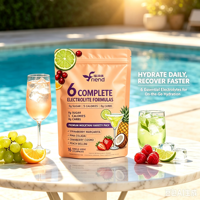 Poudre d'électrolytes OEM/ODM, complément de santé multifonctionnel, marque privée, complément à base de plantes avec fruits naturels, Keto et Vitamine C