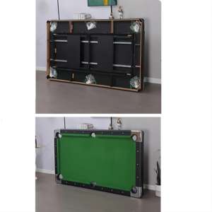 Prezzo basso 6ft americano multi gioco <span class=keywords><strong>pieghevole</strong></span> <span class=keywords><strong>tavolo</strong></span> da biliardo con palla da biliardo Set per i giochi sportivi - Product Image 2