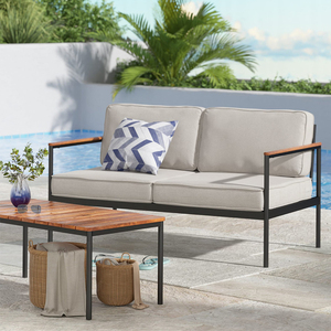 Modern Outdoor Hot Sale <b>Garden</b> Aluminum Furniture Patio <b>Sofas</b> Table Chair Aluminum <b>Garden</b> <b>Sofa</b> Set - Product Image 3