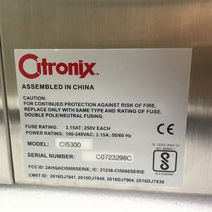 Ci5300 citronix phun cij máy in cho ống không gỉ các bộ phận máy in carton công nghiệp hết hạn chai ngày thùng carton Túi - Product Image 2