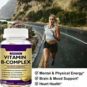 Complesso Vitaminico B OEM in Capsule Softgel, B1 B6 <span class=keywords><strong>B12</strong></span>, Integratore Energetico per il Corpo - Product Image 6