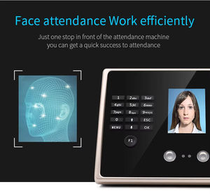 Machine de présence DING FENG FA02 avec reconnaissance faciale pour l'affichage LCD de l'horloge des employés et le stockage USB - Product Image 2