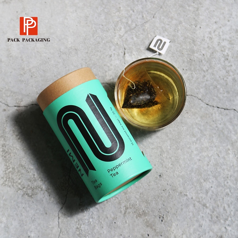 Custom Printing Premium Biodegradable Tea Canister