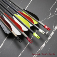 Vente en gros d'encoches de flèche pour tir à l'arc ID 6.2 Mm/.246 Inch Encoches en plastique Arbres de flèche Queues Tir à l'arc Flèche Chasse Accessoires de tir